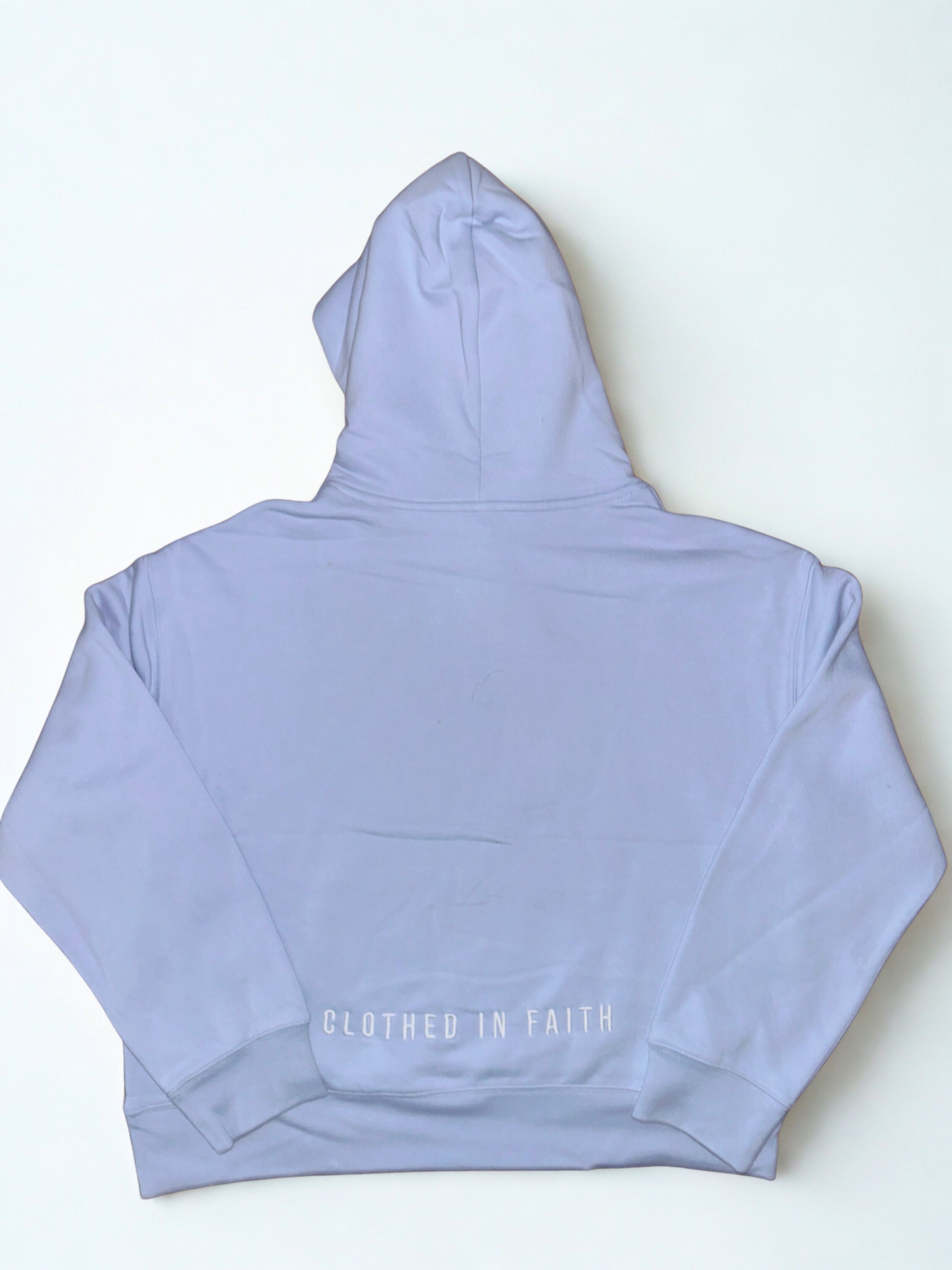 ABUNDANT life Women's Hoodie - Embroidered White