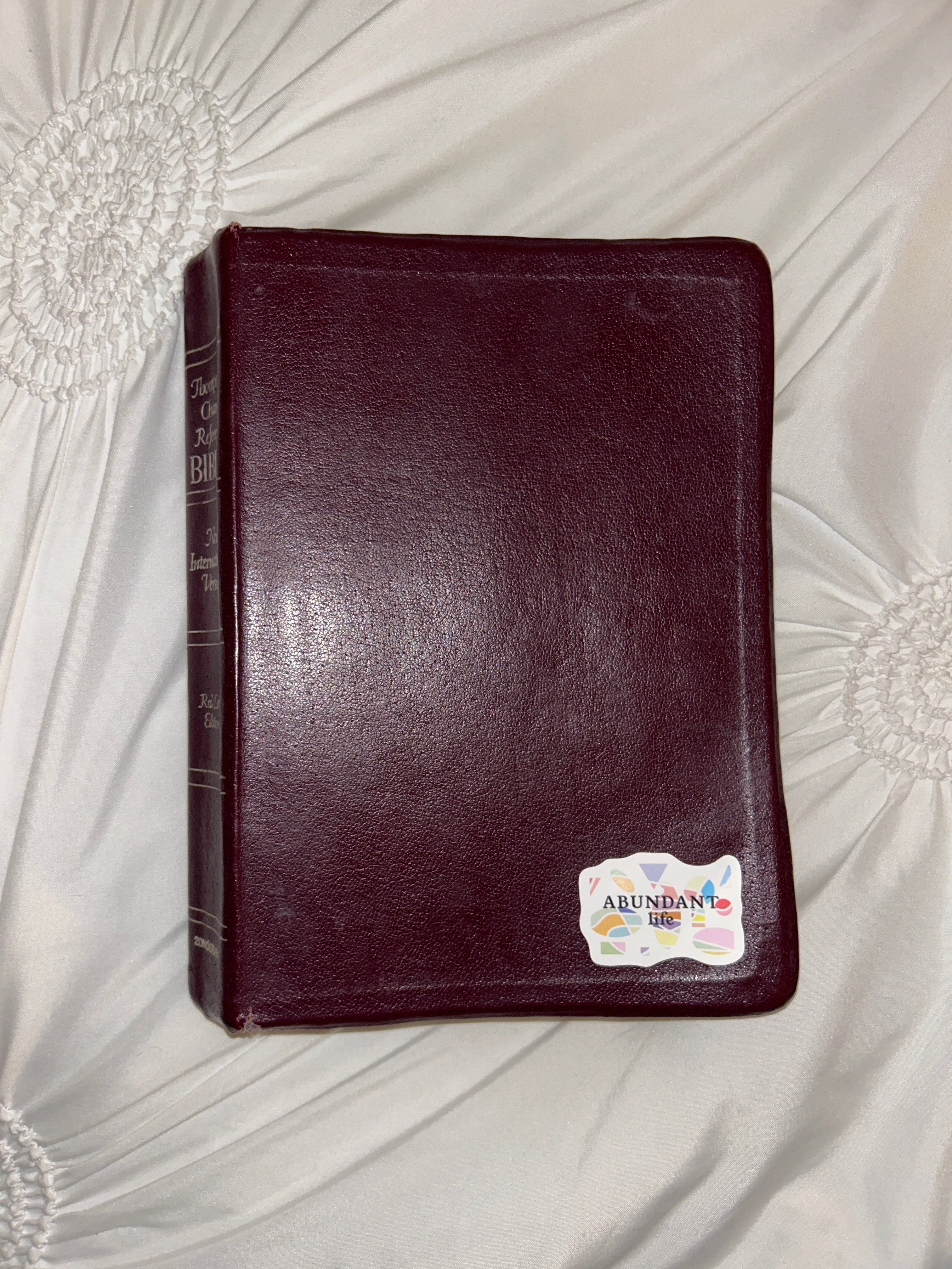 ABUNDANT life Sticker