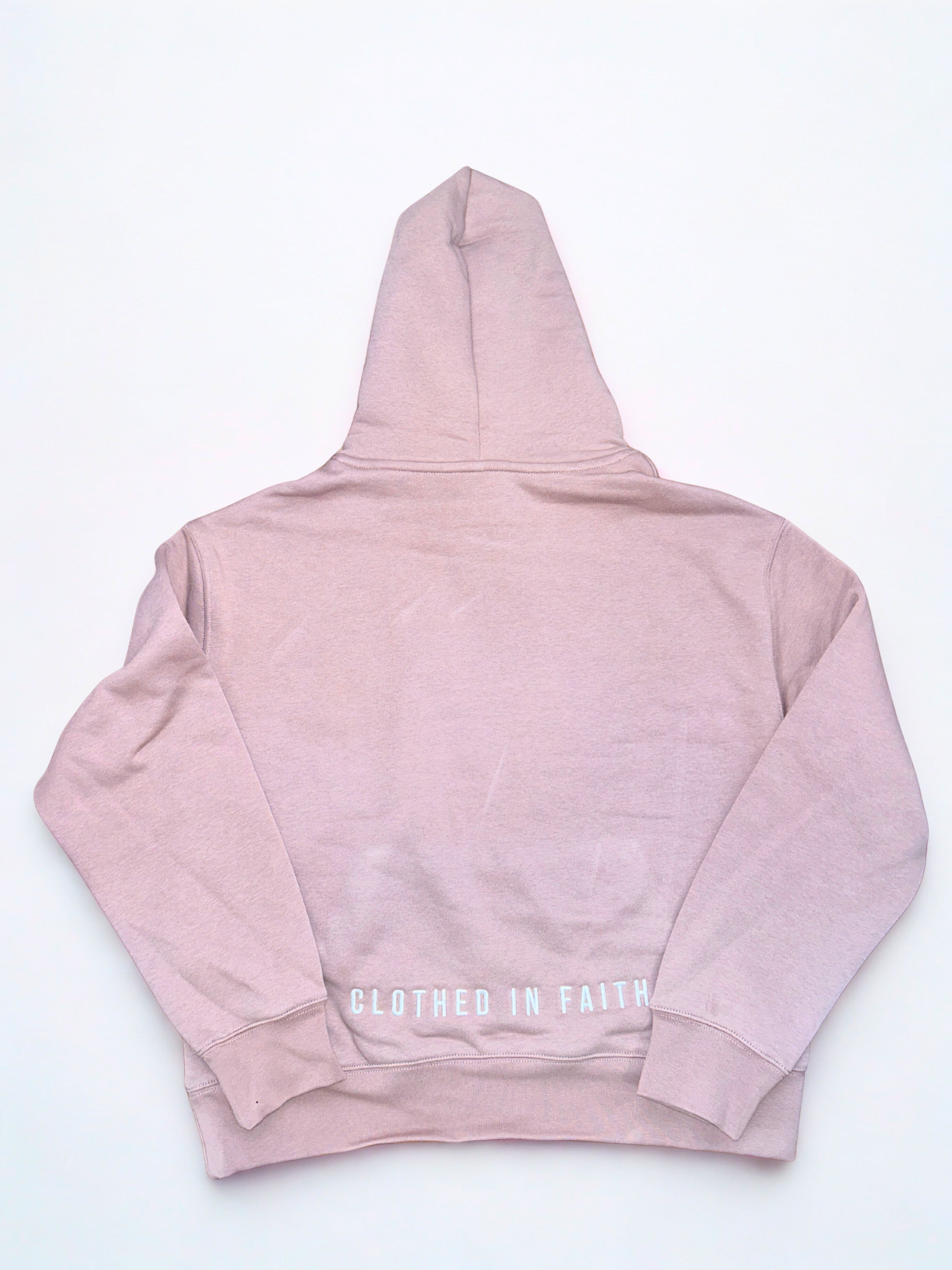 ABUNDANT life Women's Hoodie - Embroidered White