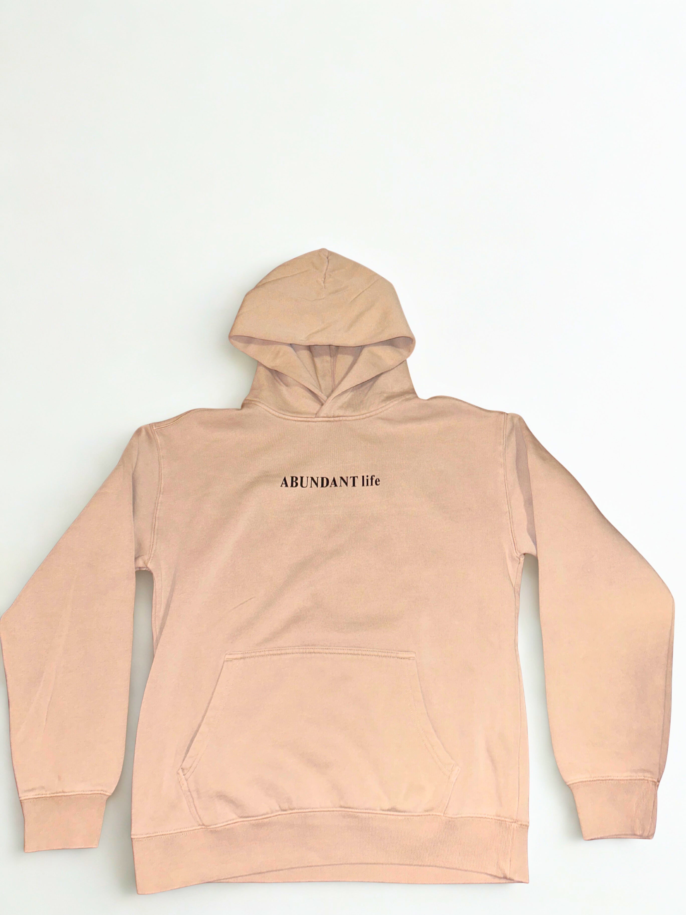 ABUNDANT life Men's/Unisex Hoodie - Black Art